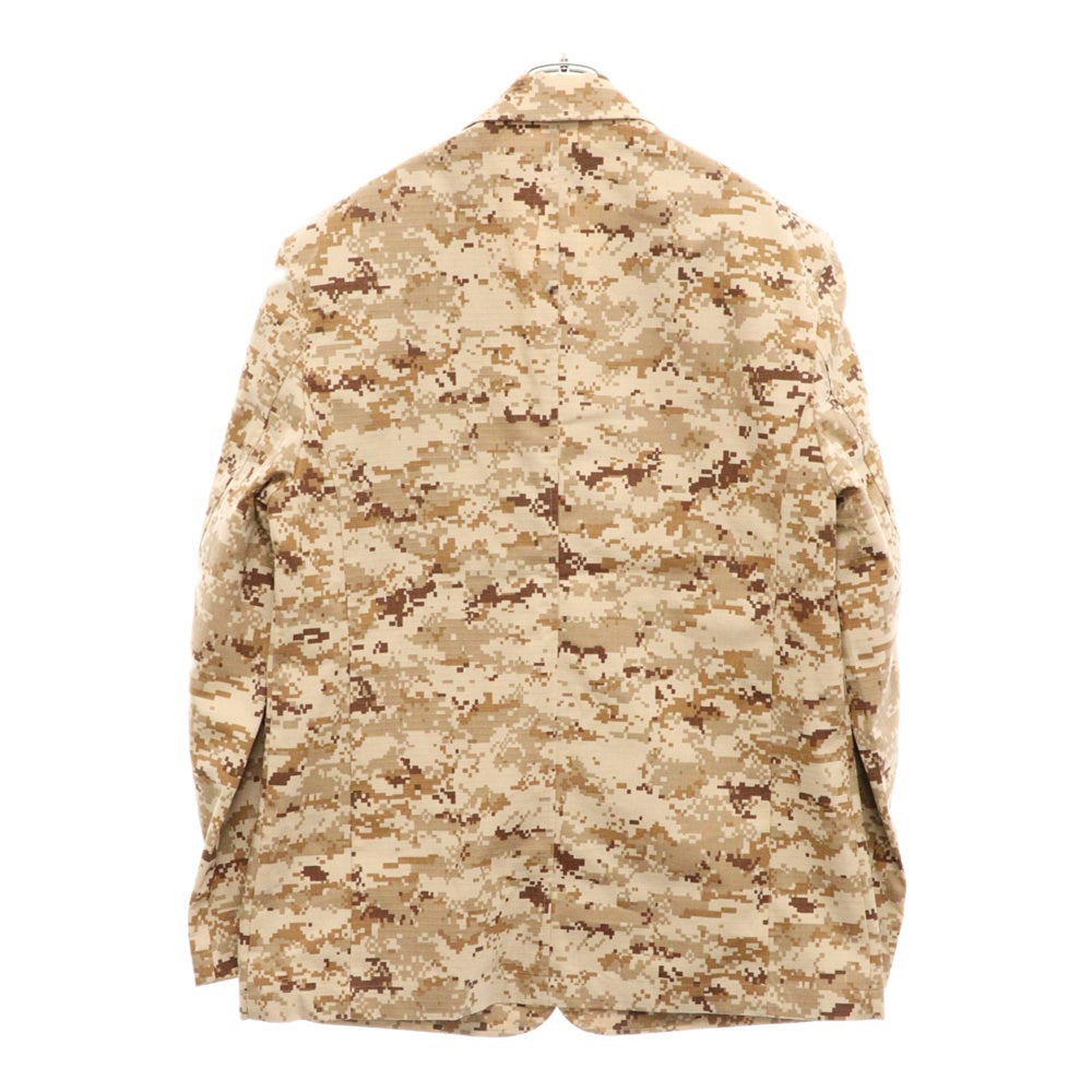 THUG CLUB(サグクラブ) 24AW TC ARMY BLAZER TC24JK2903 アーミーブレザー カモフラ総柄テーラードジャケット ブラウン