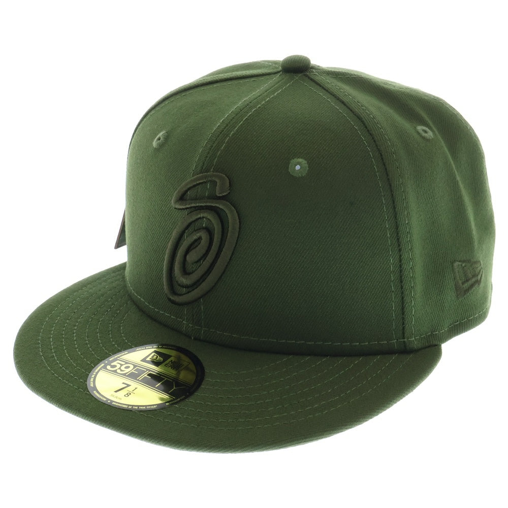 STUSSY(ステューシー) ×NEW ERA ニューエラ Sロゴ ベースボールキャップ 帽子 7 1/8 グリーン