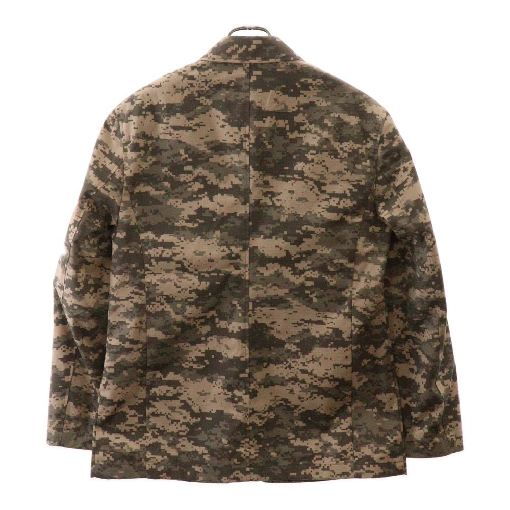 THUG CLUB(サグクラブ) 24AW TC ARMY BLAZER TC24JK2902 アーミーブレザー カモフラ総柄テーラードジャケット グレー
