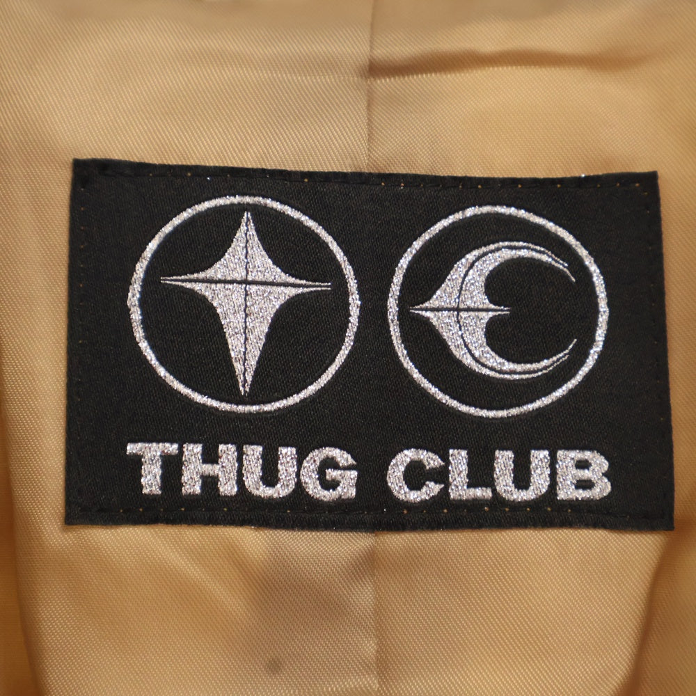 THUG CLUB(サグクラブ) 24AW TC ARMY BLAZER TC24JK2903 アーミーブレザー カモフラ総柄テーラードジャケット ブラウン