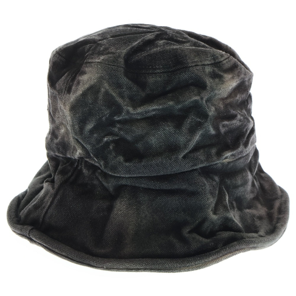 THUG CLUB(サグクラブ) 24AW Bio Army Bucket Hat アーミー デニム バケットハット 帽子 ブラック TC24AC2601