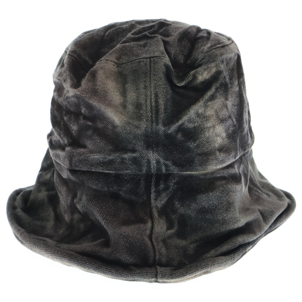 THUG CLUB(サグクラブ) 24AW Bio Army Bucket Hat アーミー デニム バケットハット 帽子 ブラック TC24AC2601