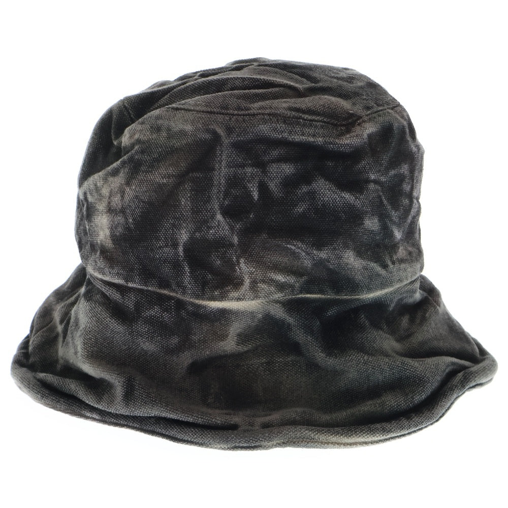 THUG CLUB(サグクラブ) 24AW Bio Army Bucket Hat アーミー デニム バケットハット 帽子 ブラック TC24AC2601