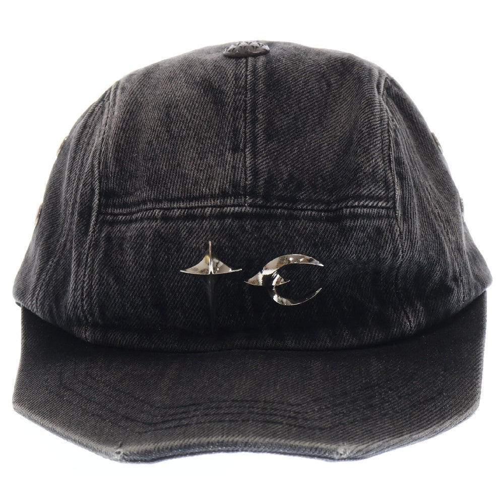 THUG CLUB(サグクラブ) 24AW TC ARMY CAP アーミー デニムキャップ 帽子 ブラック TC24AC2105