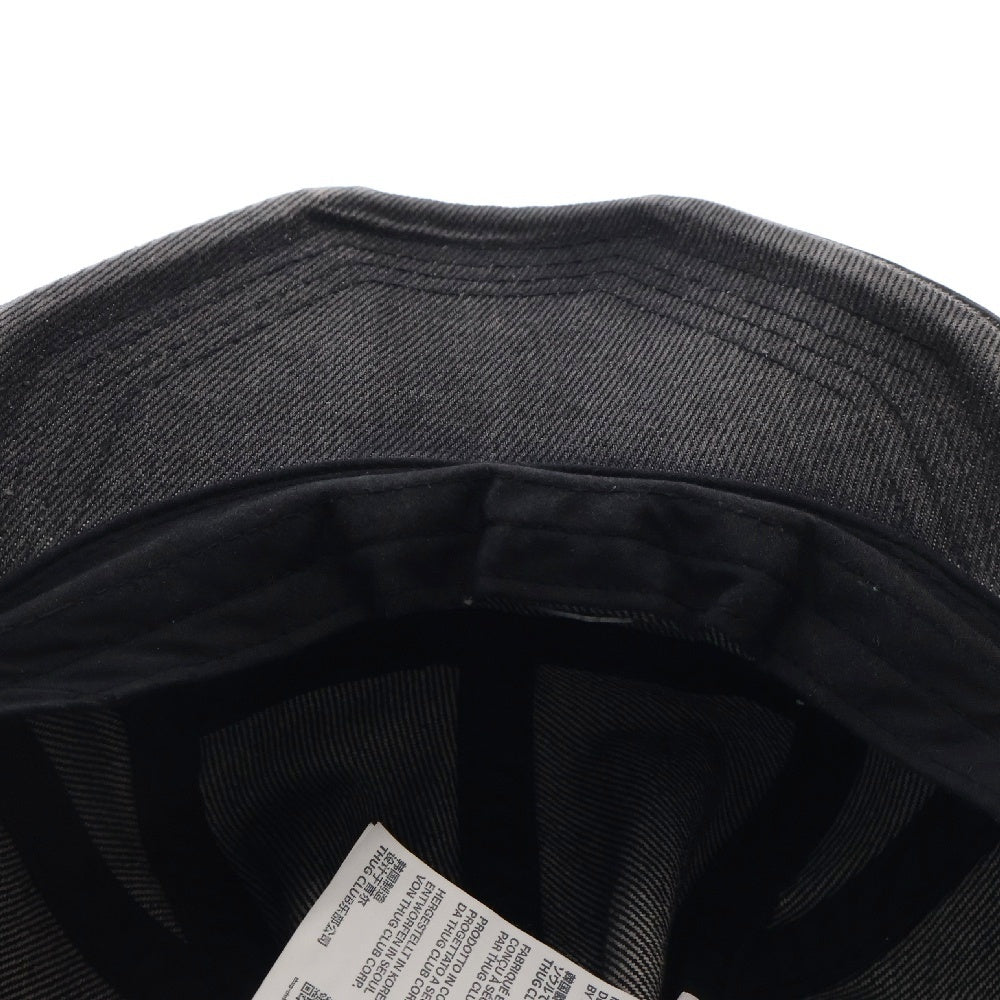 THUG CLUB(サグクラブ) 24AW TC ARMY CAP アーミー デニムキャップ 帽子 ブラック TC24AC2105