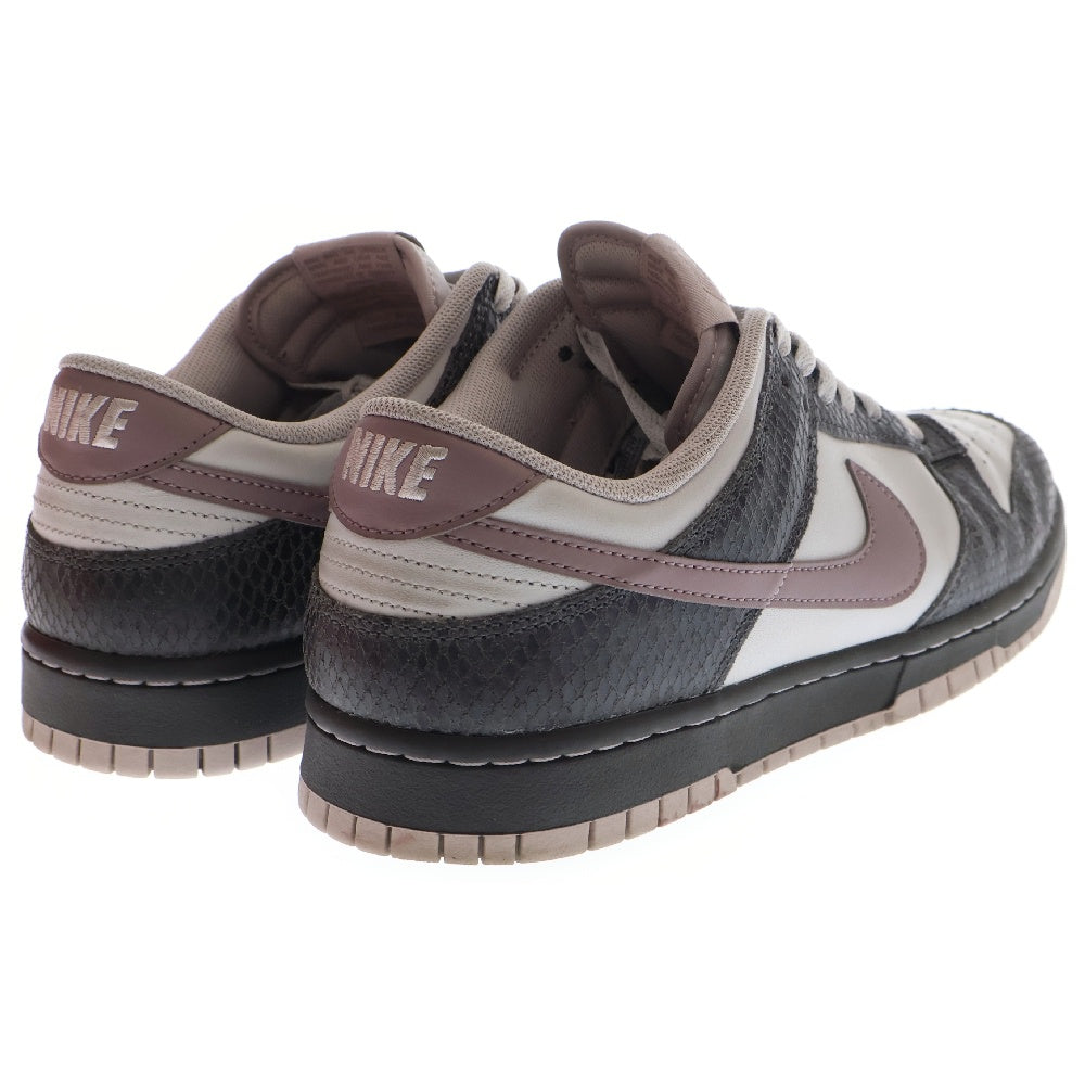 NIKE(ナイキ) DUNK LOW SE ダンク スネークスキン ローカットスニーカー カーキ/ホワイト US10.5/28.5cm HV6932-299