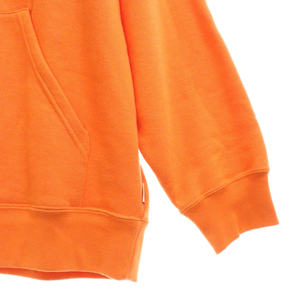 WTAPS(ダブルタップス) 21AW THOR HOODED COPO フロントロゴ刺繍 プルオーバースウェットパーカー フーディ オレンジ 212ATDT-CSM20