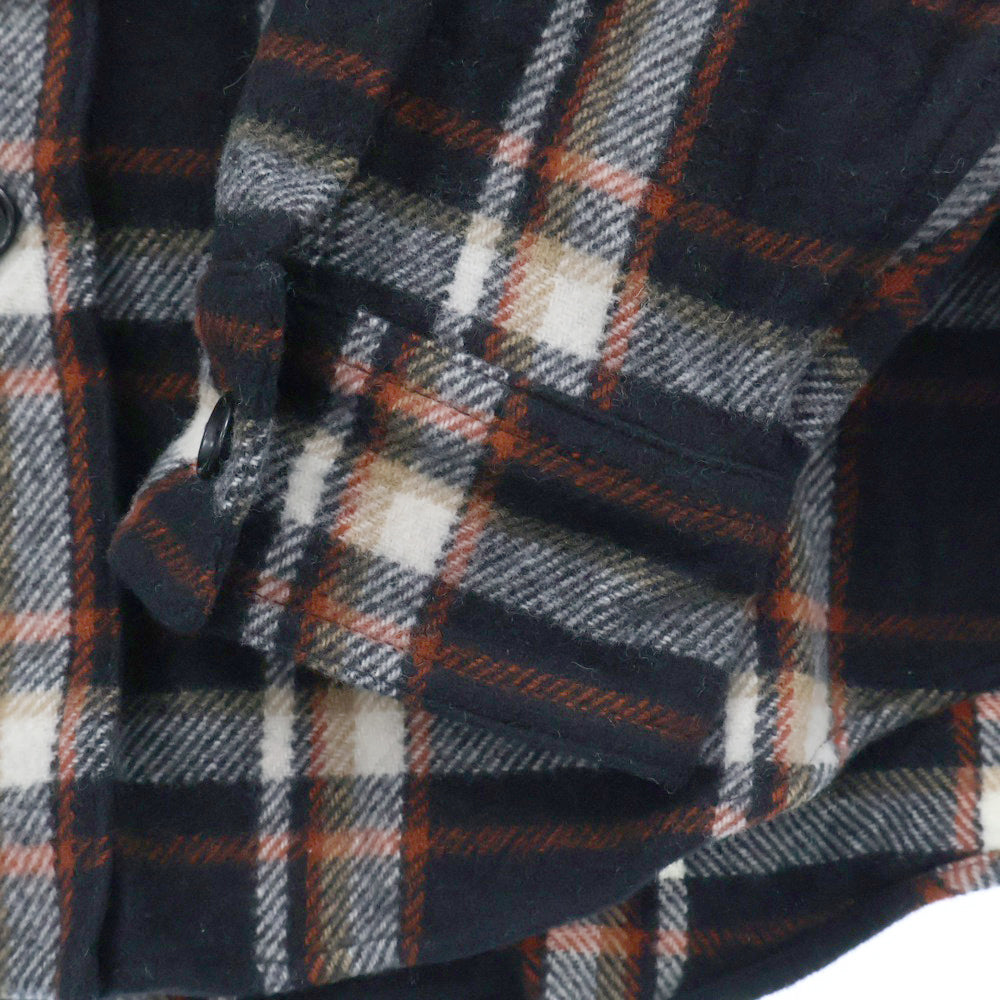 CELINE(セリーヌ) 21AW Wool Twill Check Loose Shirt ウールツイルチェックルーズシャツ 長袖シャツ マルチ 2C510231L