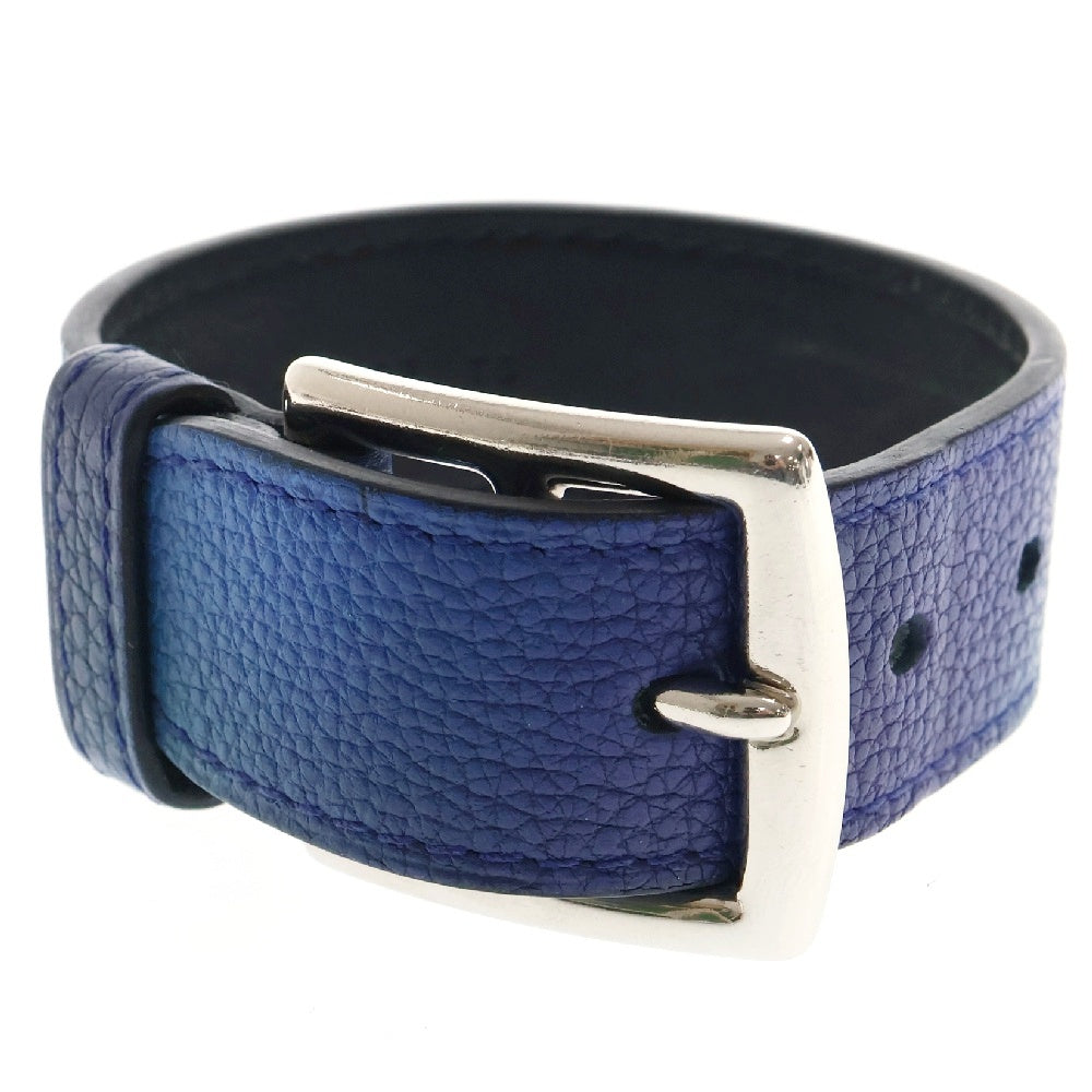 HERMES(エルメス) エトリヴィエール レザーブレスレット ブルー