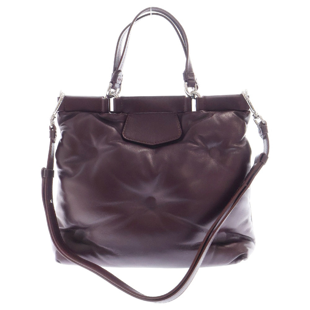 Maison Margiela 11(メゾンマルジェラ11) Glam Slam 2way レザー ハンドバッグ ショルダーバッグ レッド S56WD0133 P4300