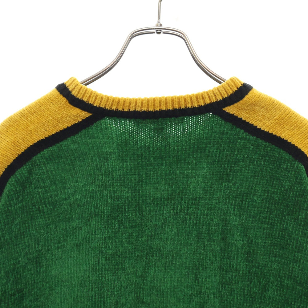 SUPREME(シュプリーム) 22AW Stripe Chenille Sweater ニットセーター グリーン