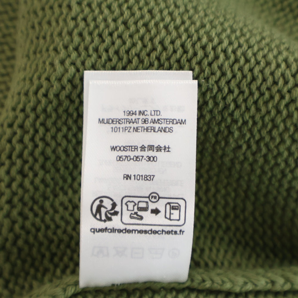 SUPREME(シュプリーム) 23SS Gonz Poems Sweater ゴンズ ポエムズ ニットセーター カーキ