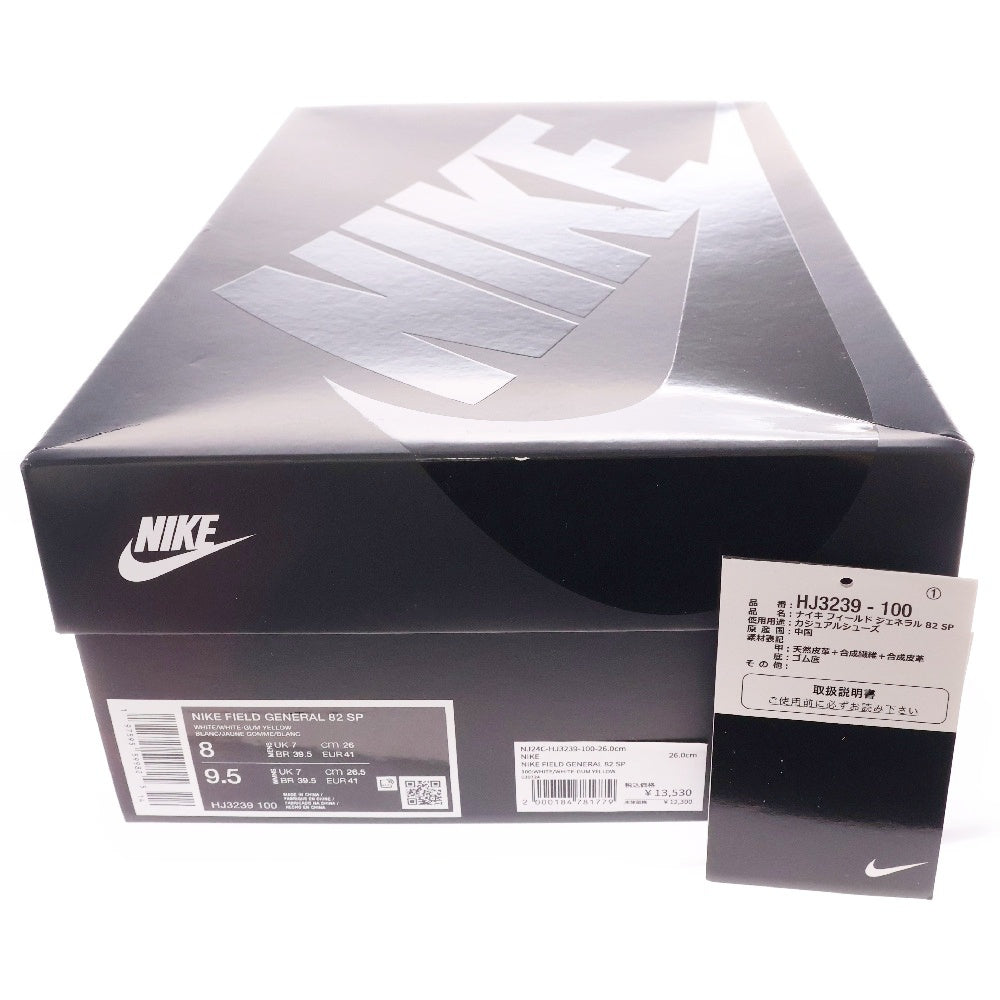 NIKE(ナイキ) FIELD GENERAL 82 SP フィールドジェネラル ローカットスニーカー ホワイト US8/26cm HJ3239-100