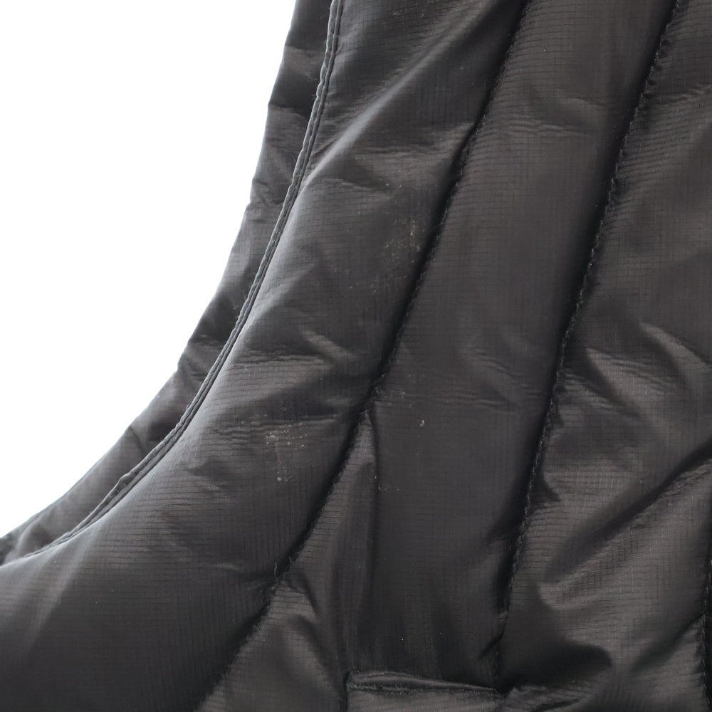 THUG CLUB(サグクラブ) 23AW Cave Goose Down Vest ケイブ キルティングデザイン ジップアップノースリーブ グースダウンベスト ジャケット ブラック TC23PA0203