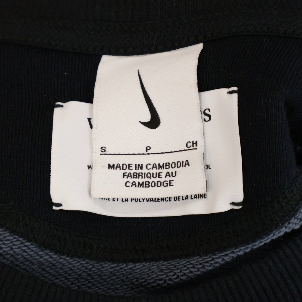 NIKE(ナイキ) AS U NK WOOL CLASSICS CREW BLACK ウール クラシック L/S クルー スウェットトレーナー ブラック FV4884-010