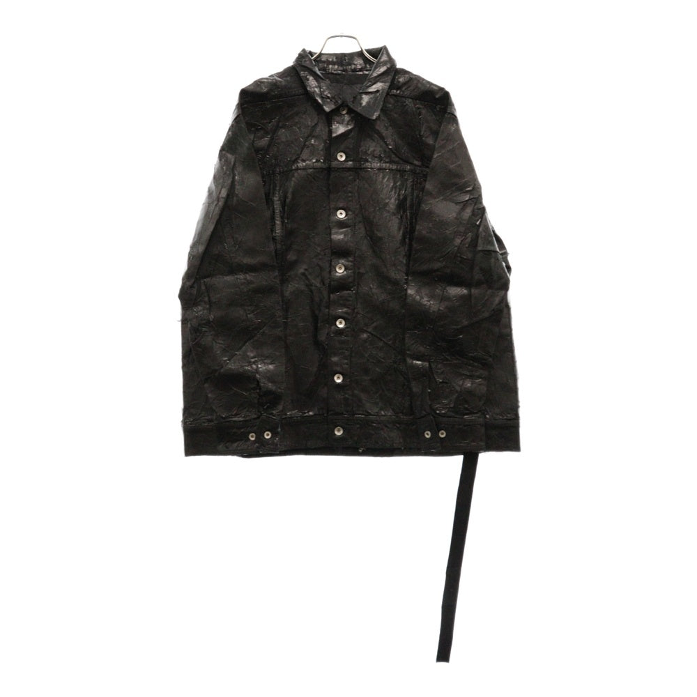 Rick Owens DRKSHDW(リックオウエンス ダークシャドウ) 24AW JUMBO WORKER JKT ジャンボワーカージャケット DU02D2761-BMC ブラック