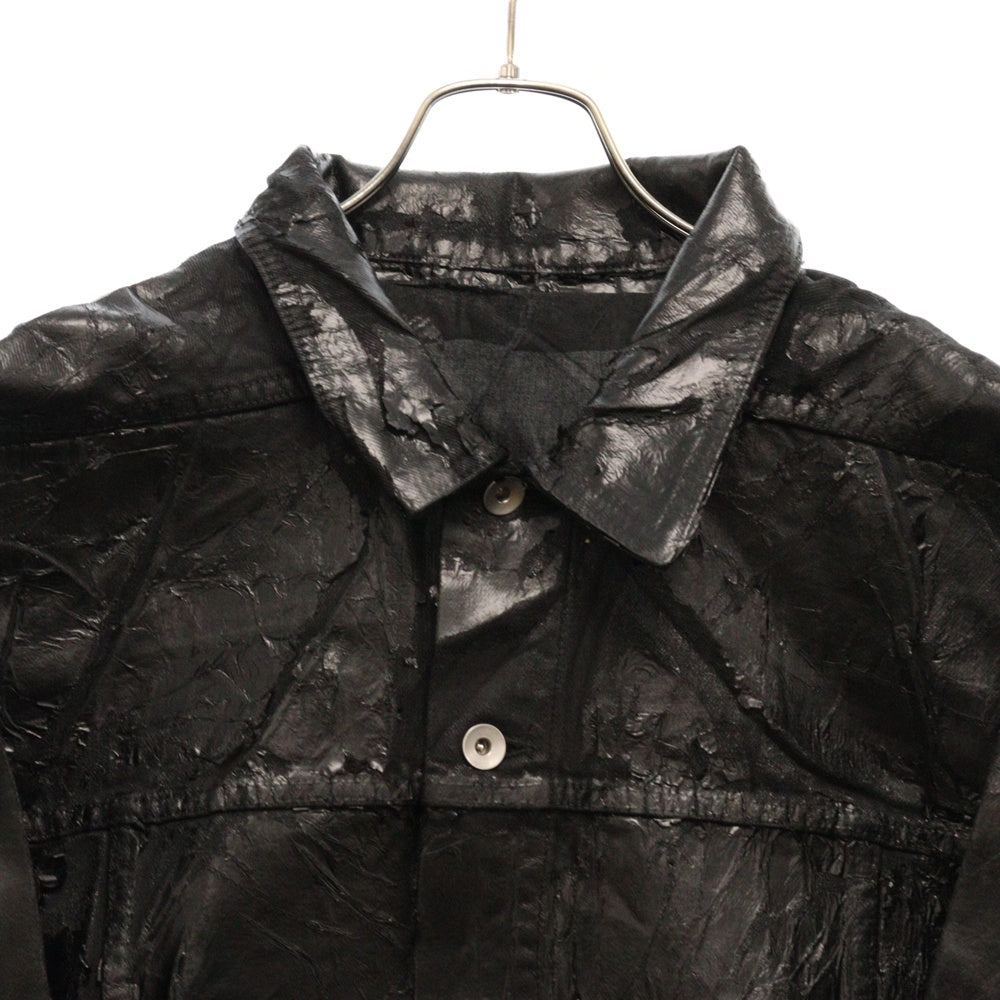 Rick Owens DRKSHDW(リックオウエンス ダークシャドウ) 24AW JUMBO WORKER JKT ジャンボワーカージャケット DU02D2761-BMC ブラック