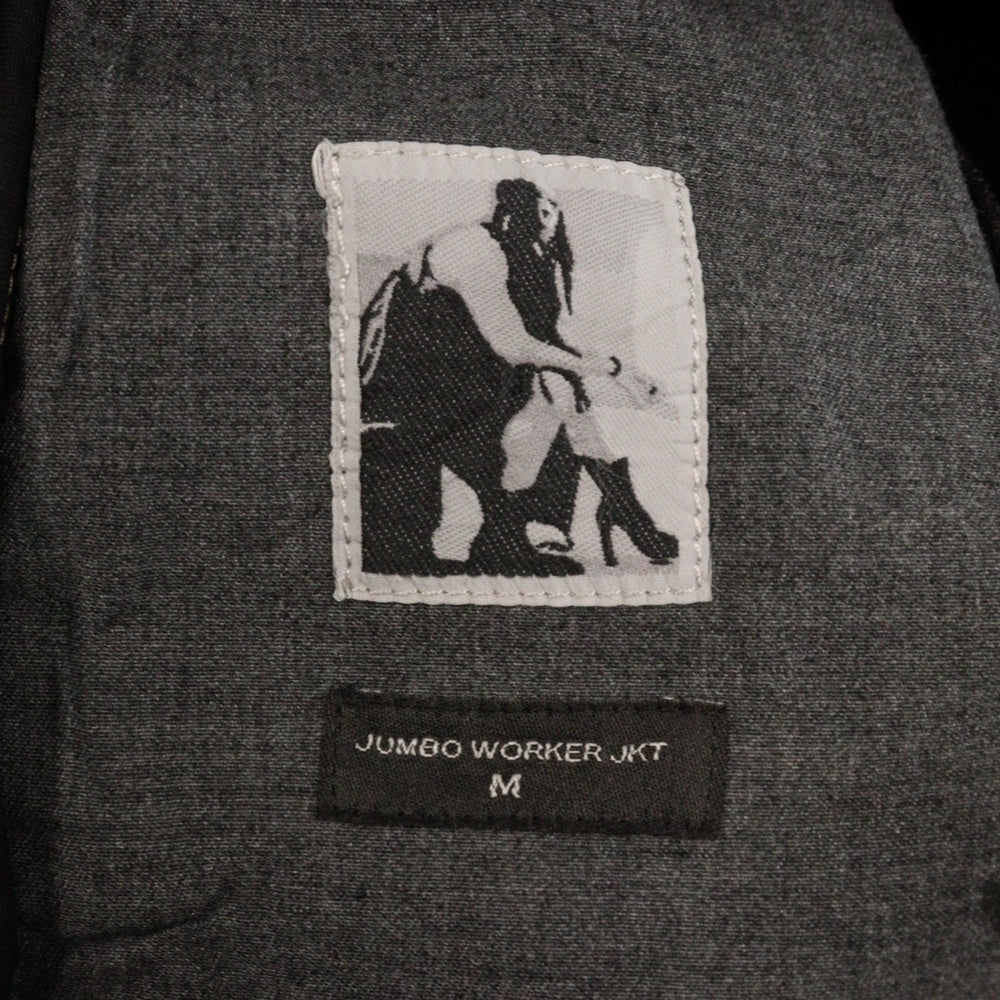 Rick Owens DRKSHDW(リックオウエンス ダークシャドウ) 24AW JUMBO WORKER JKT ジャンボワーカージャケット DU02D2761-BMC ブラック