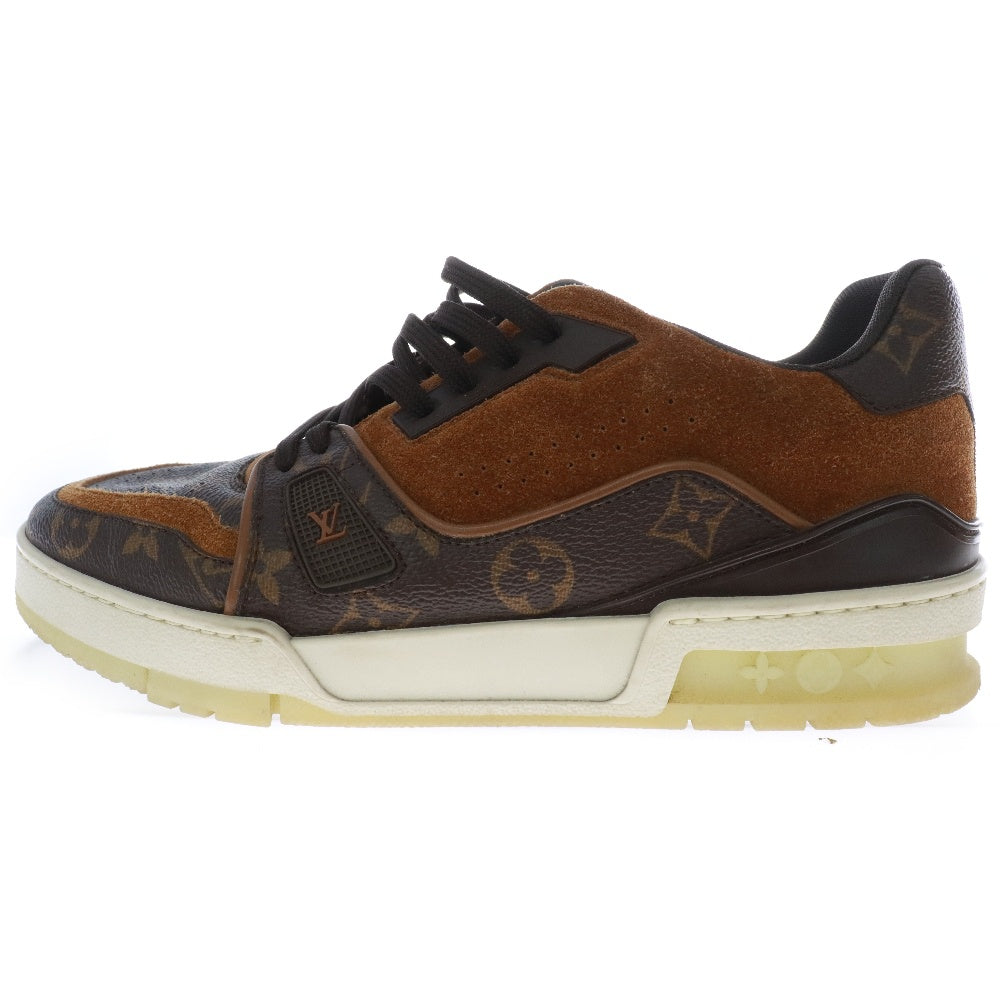 LOUIS VUITTON(ルイヴィトン) モノグラム LVトレイナー ローカットスニーカー ブラウン 6 1/2 FD0179
