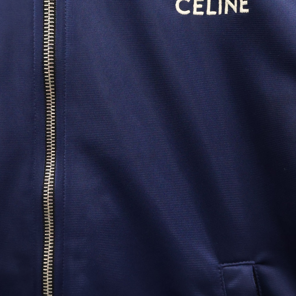 CELINE(セリーヌ) Logo Track Suit Jacket ロゴ刺繍 トラックスーツジャケット ネイビー 2Y98E859W