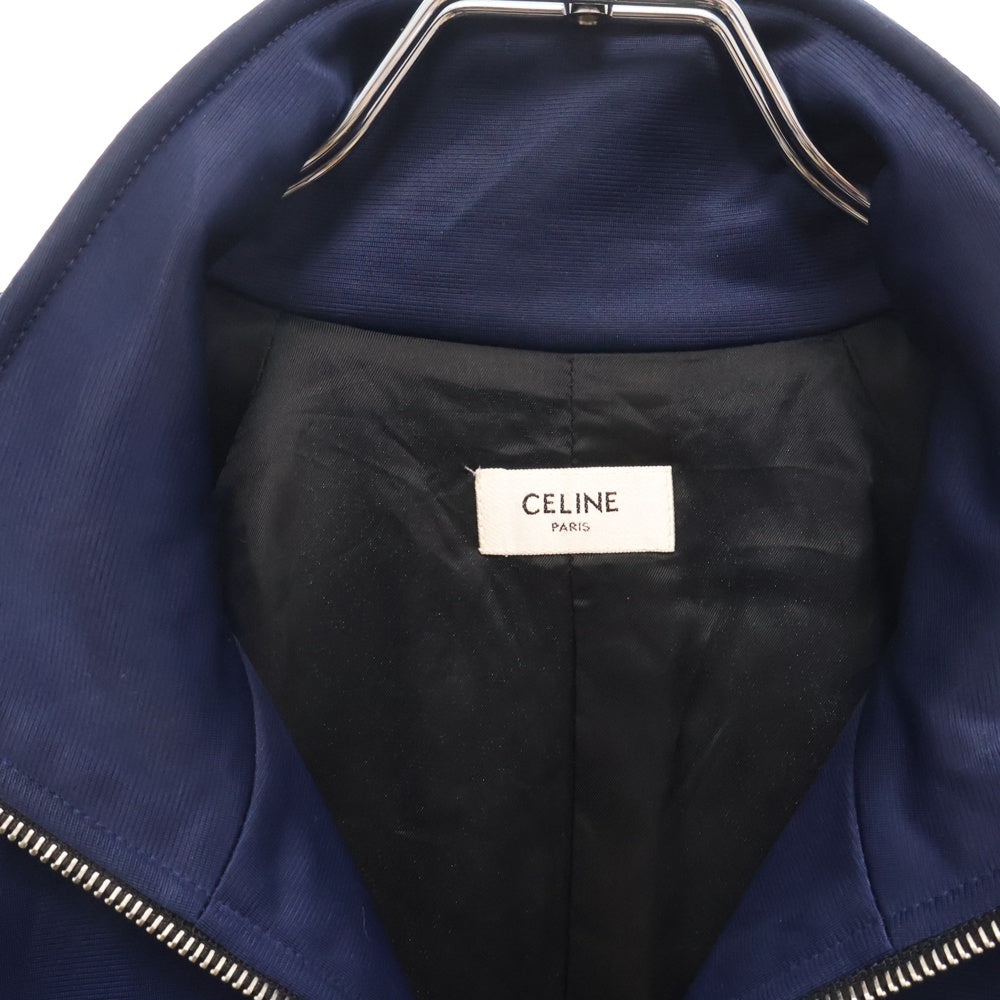 CELINE(セリーヌ) Logo Track Suit Jacket ロゴ刺繍 トラックスーツジャケット ネイビー 2Y98E859W
