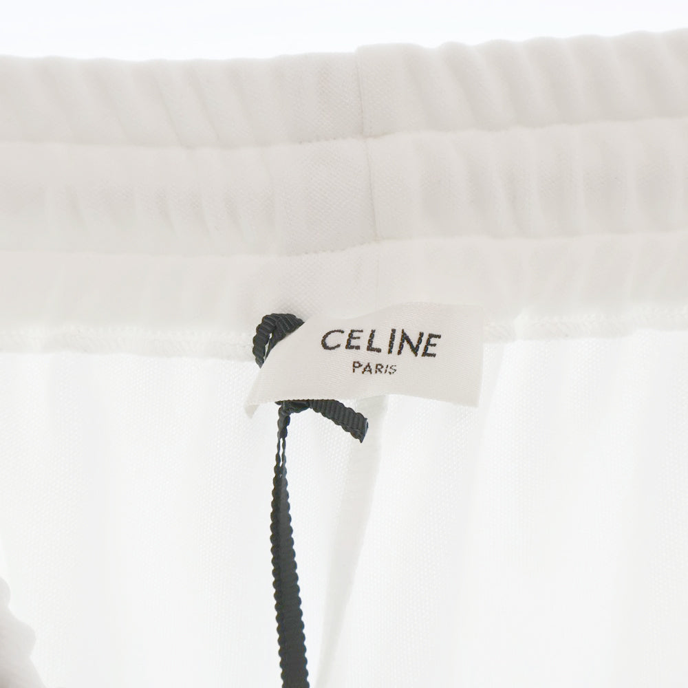 CELINE(セリーヌ) 22SS Logo Track Pants ロゴプリント トラックパンツ ホワイト 2Z198121O