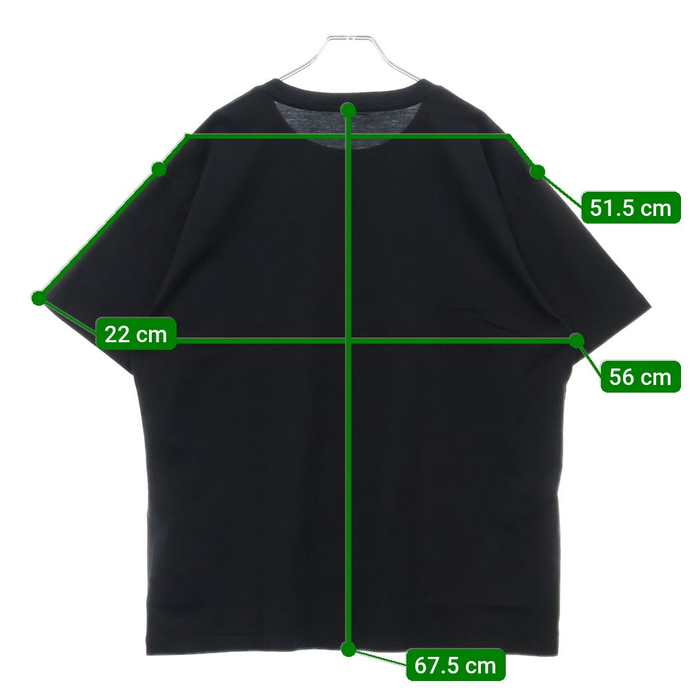 CELINE(セリーヌ) 24AW フロントロゴエンブロイダリー 半袖Tシャツ カットソー ブラック 2X041671Q 38AW
