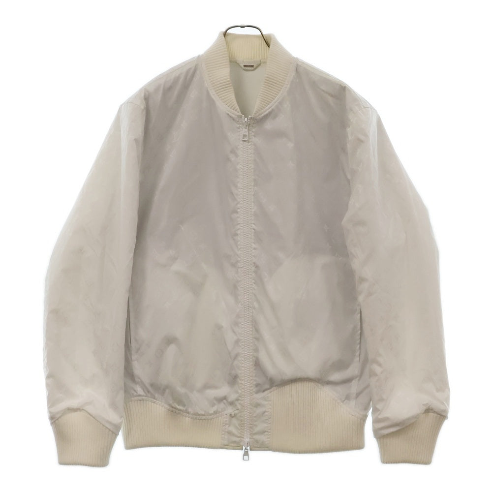 LOUIS VUITTON(ルイヴィトン) 23AW モノグラム リバーシブル レザー ナイロン ブルゾン ジャケット ホワイト RM232Q TKV HPL47W
