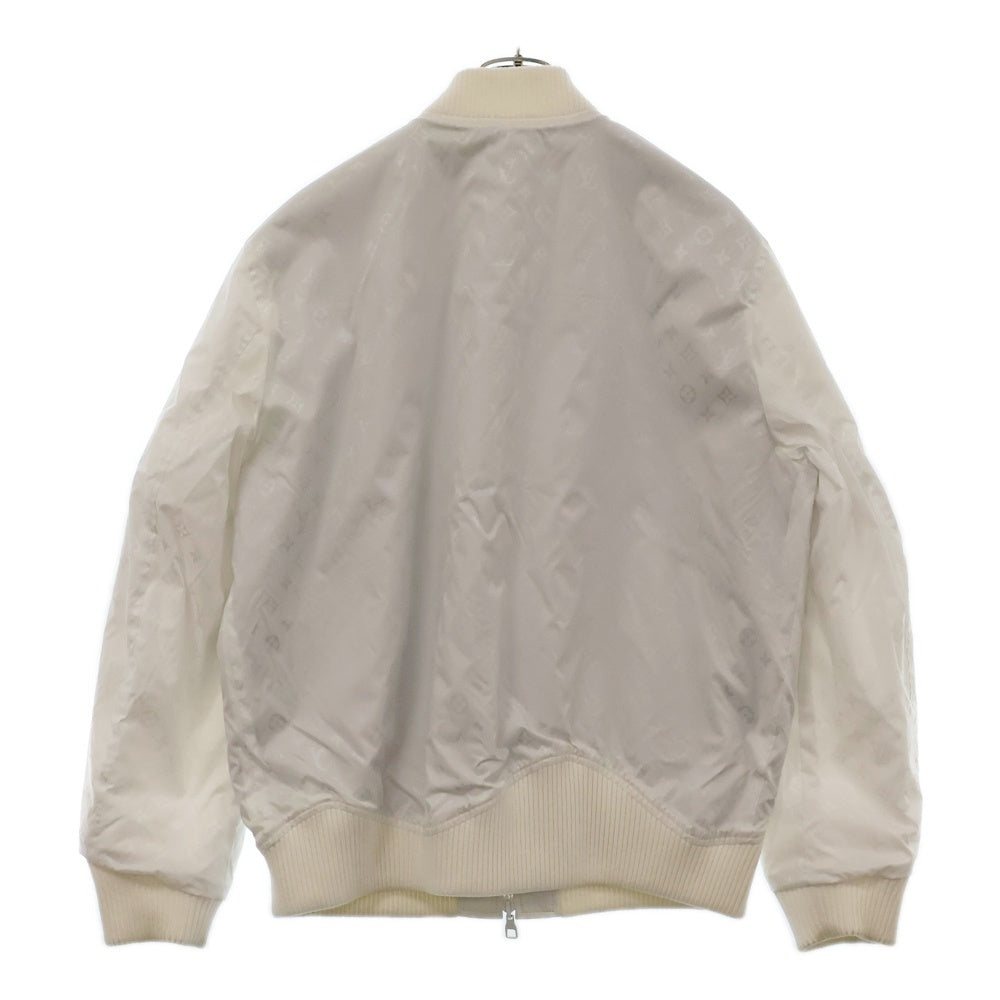 LOUIS VUITTON(ルイヴィトン) 23AW モノグラム リバーシブル レザー ナイロン ブルゾン ジャケット ホワイト RM232Q TKV HPL47W