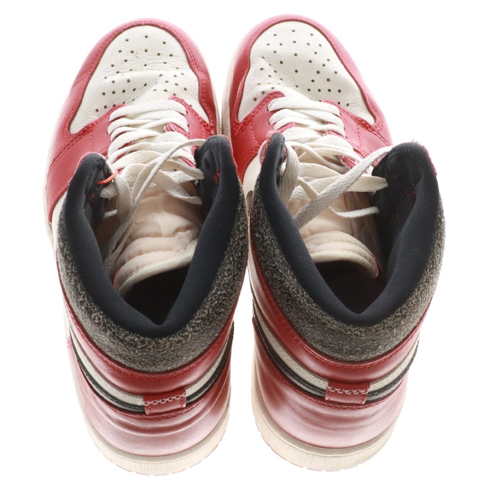 NIKE(ナイキ) AIR JORDAN 1 LOST&FOUND エアジョーダン1 ロスト&ファウンド ハイカットスニーカー ホワイト/レッド US9.5/27.5cm DZ5485-612
