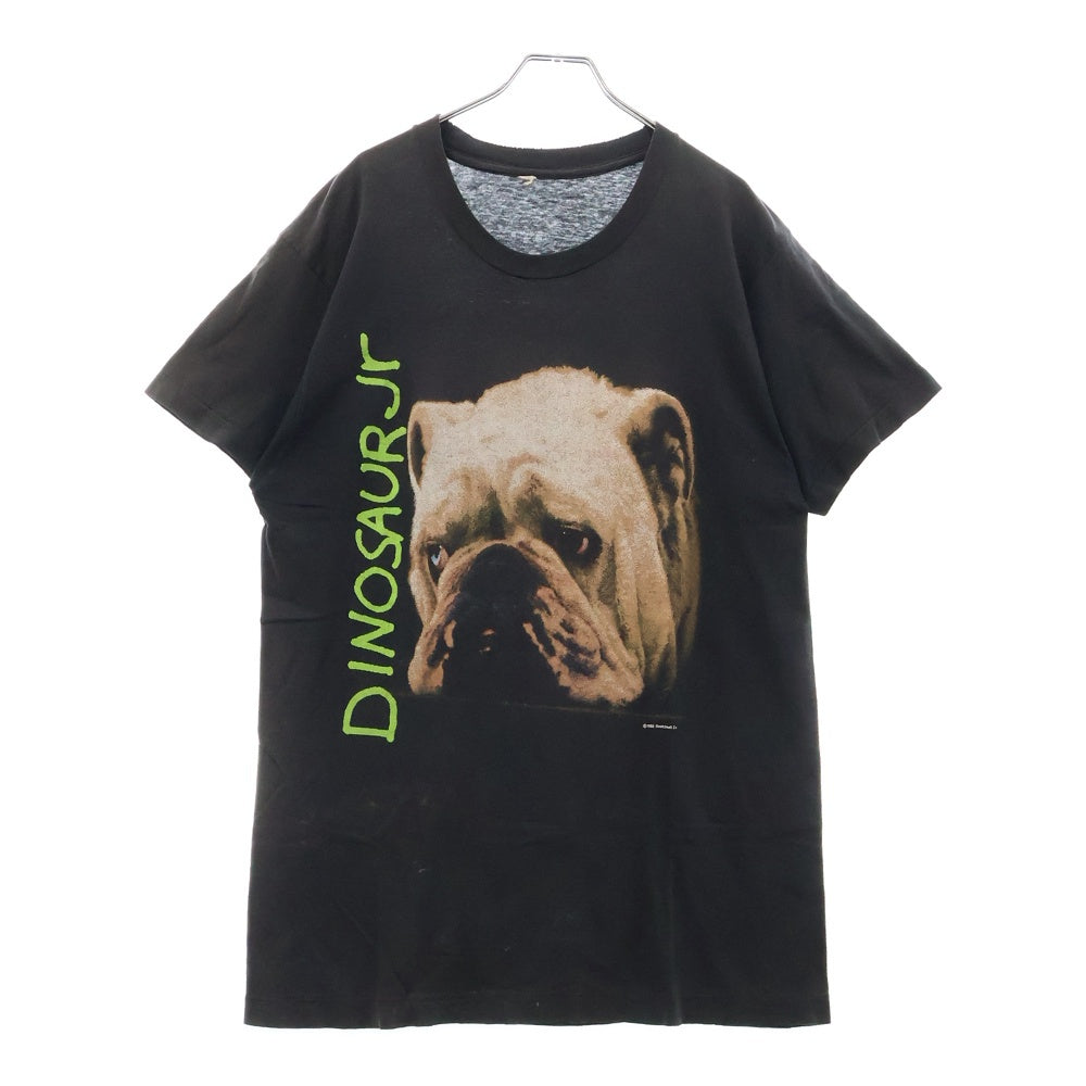 VINTAGE(ヴィンテージ) 90s DINOSAUR Jr 1992 Whatever's Cool with Me DOG TEE ダイナソージュニア フロントプリント半袖Tシャツ カットソー ブラック