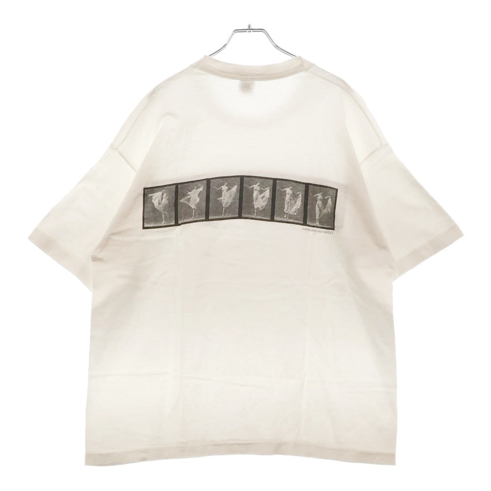 VINTAGE(ヴィンテージ) 90s Eadweard Muybridge エドワードマイブリッジ プリント半袖Tシャツ ホワイト