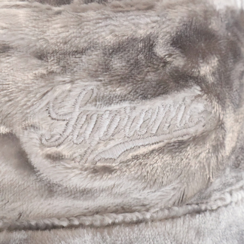 SUPREME(シュプリーム) 22SS Crushed Vevet Crusher ベルベット クラッシャーハット 帽子 シルバー