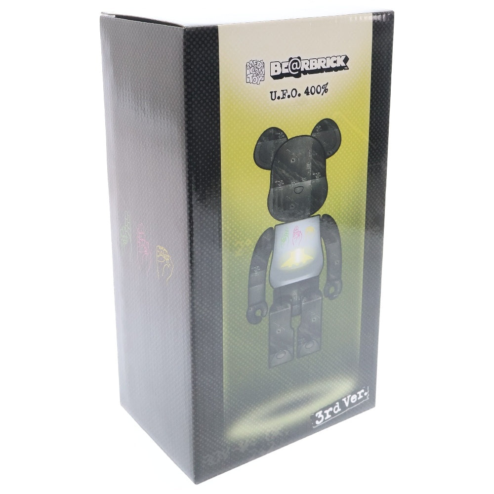 MEDICOM TOY(メディコムトイ) BE@RBRICK U.F.O 3rd 400% ベアブリック フィギュア 人形 ブラック