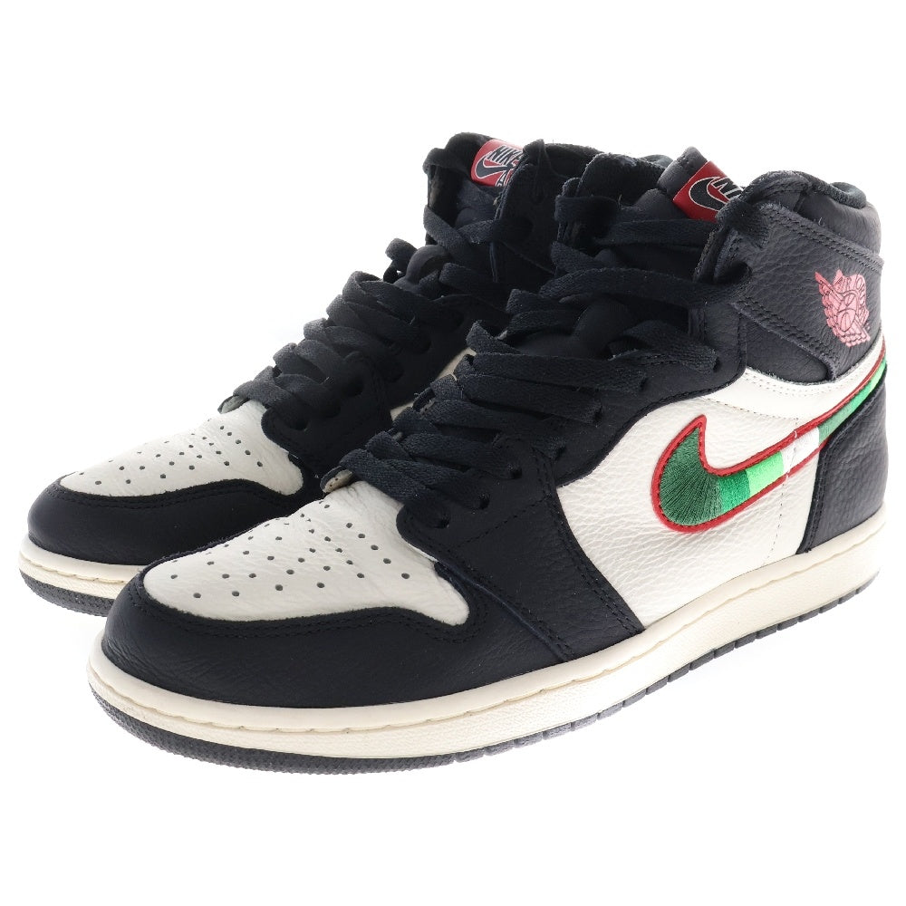 NIKE(ナイキ) AIR JORDAN1 RETRO HIGH OG Sports Illustrated エアジョーダン1 レトロ ハイスニーカー ブラック/ホワイト US9.5/27.5cm 555088-015