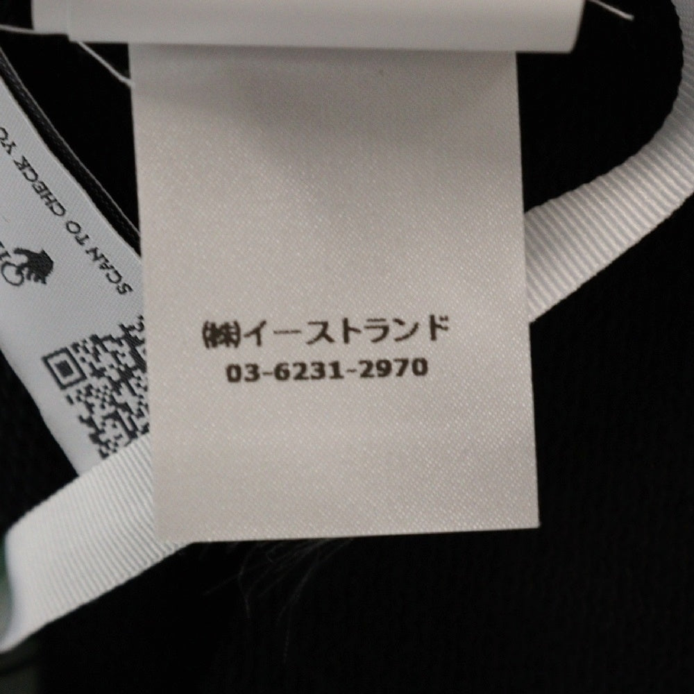 OFF-WHITE(オフホワイト) 23SS Vars patch hoodie ワッペン パッチ付き スウェット プルオーバーパーカー ブラック OMBB097S23FLE009