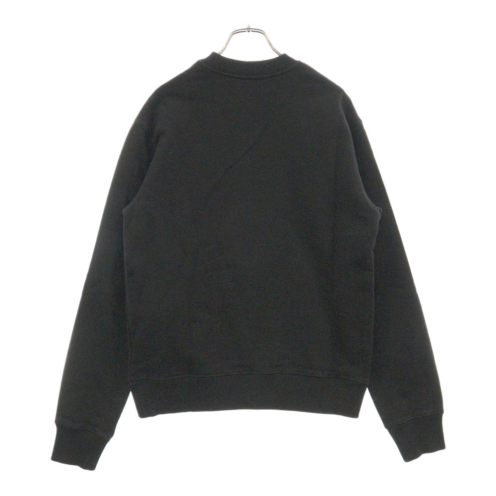 OFF-WHITE(オフホワイト) 23SS ロゴ刺繍 スウェット クルーネック トレーナー ブラックOMBA057S23FLE002