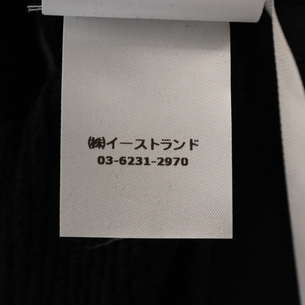OFF-WHITE(オフホワイト) 23SS ロゴ刺繍 スウェット クルーネック トレーナー ブラックOMBA057S23FLE002