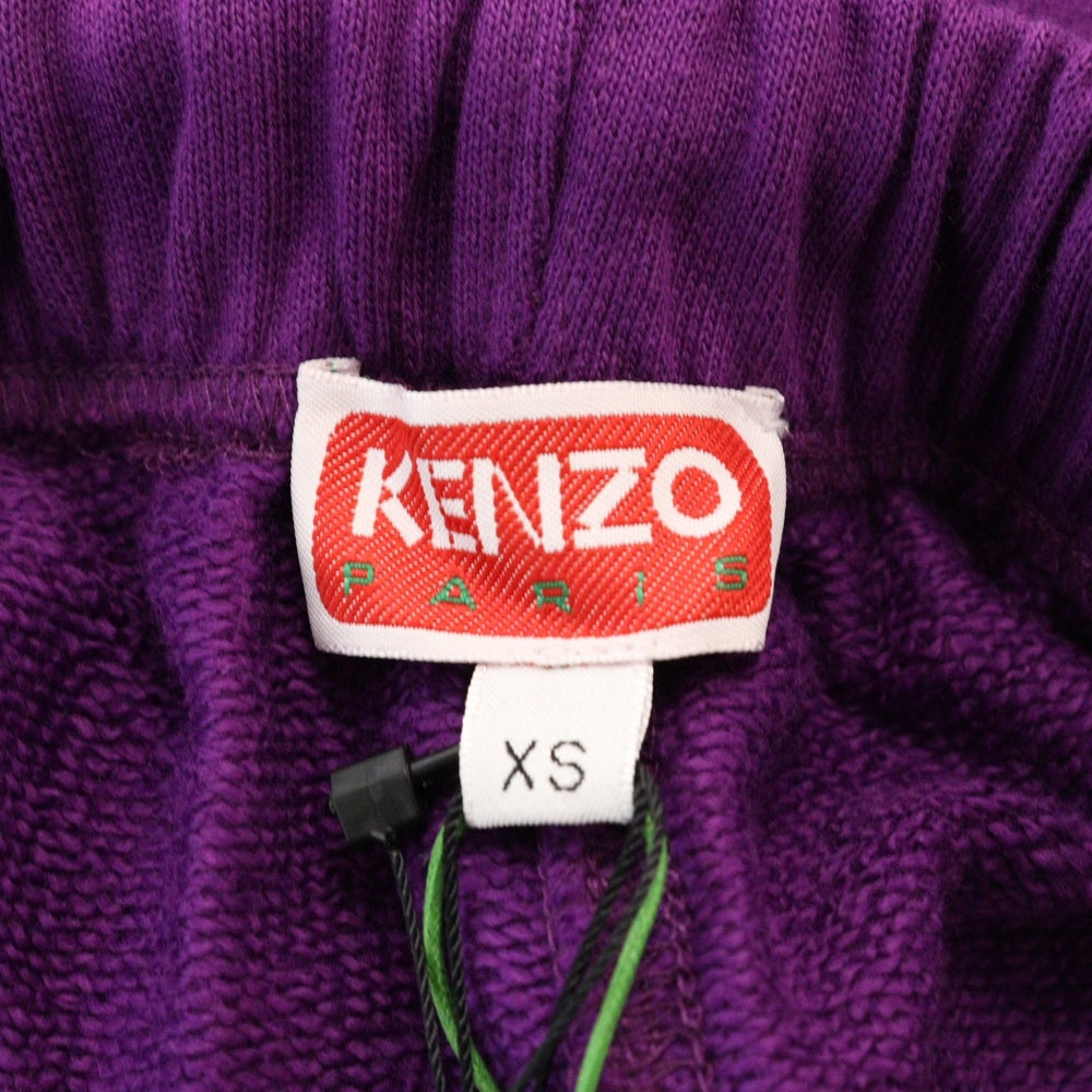 KENZO(ケンゾー) フラワー刺繍 スウェット ハーフパンツ ショーツ パープル FC65PA7944MF