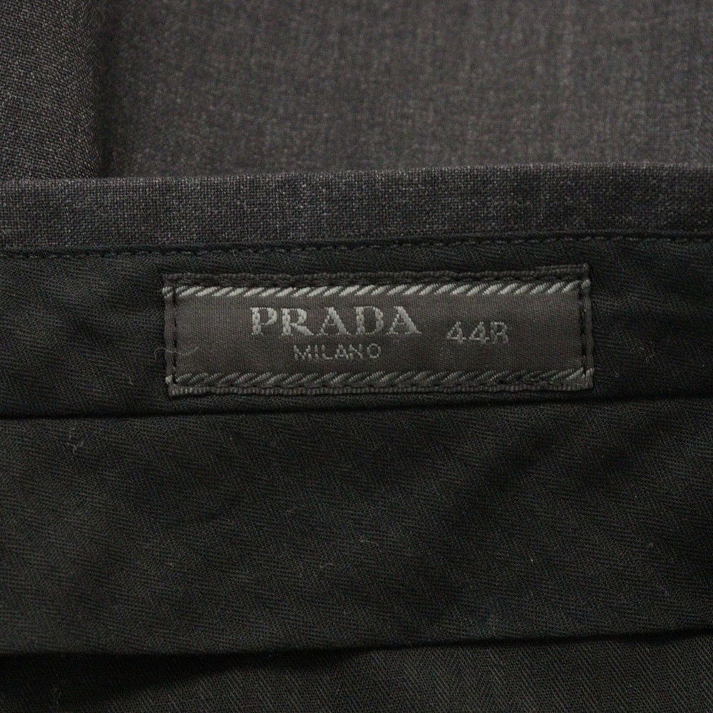 PRADA(プラダ) ウール スラックス トラウザーパンツ ブラック PN421