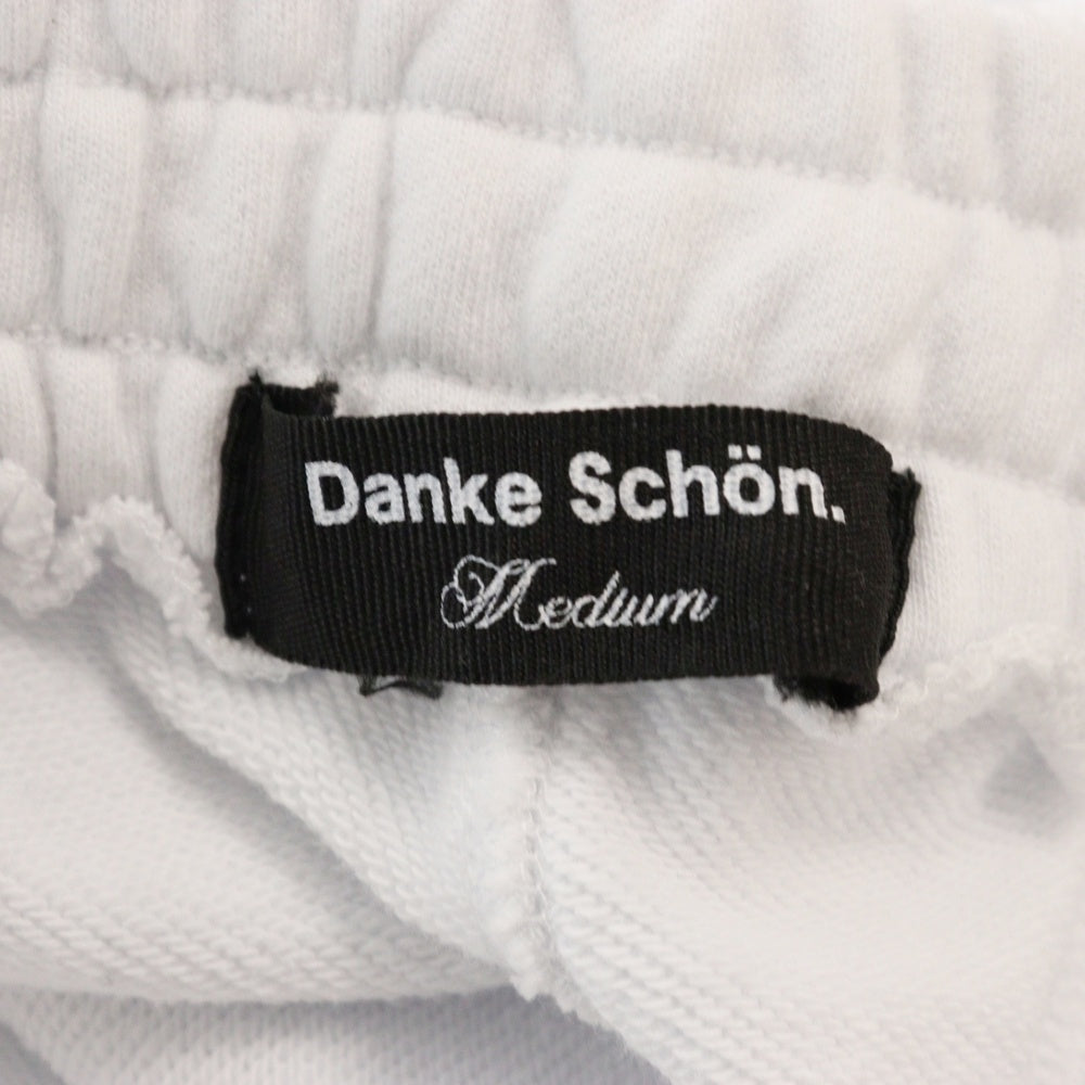 Danke Schon(ダンケシェーン) ミリタリーデザイン スウェットパンツ ホワイト 23S-PTL034-DS