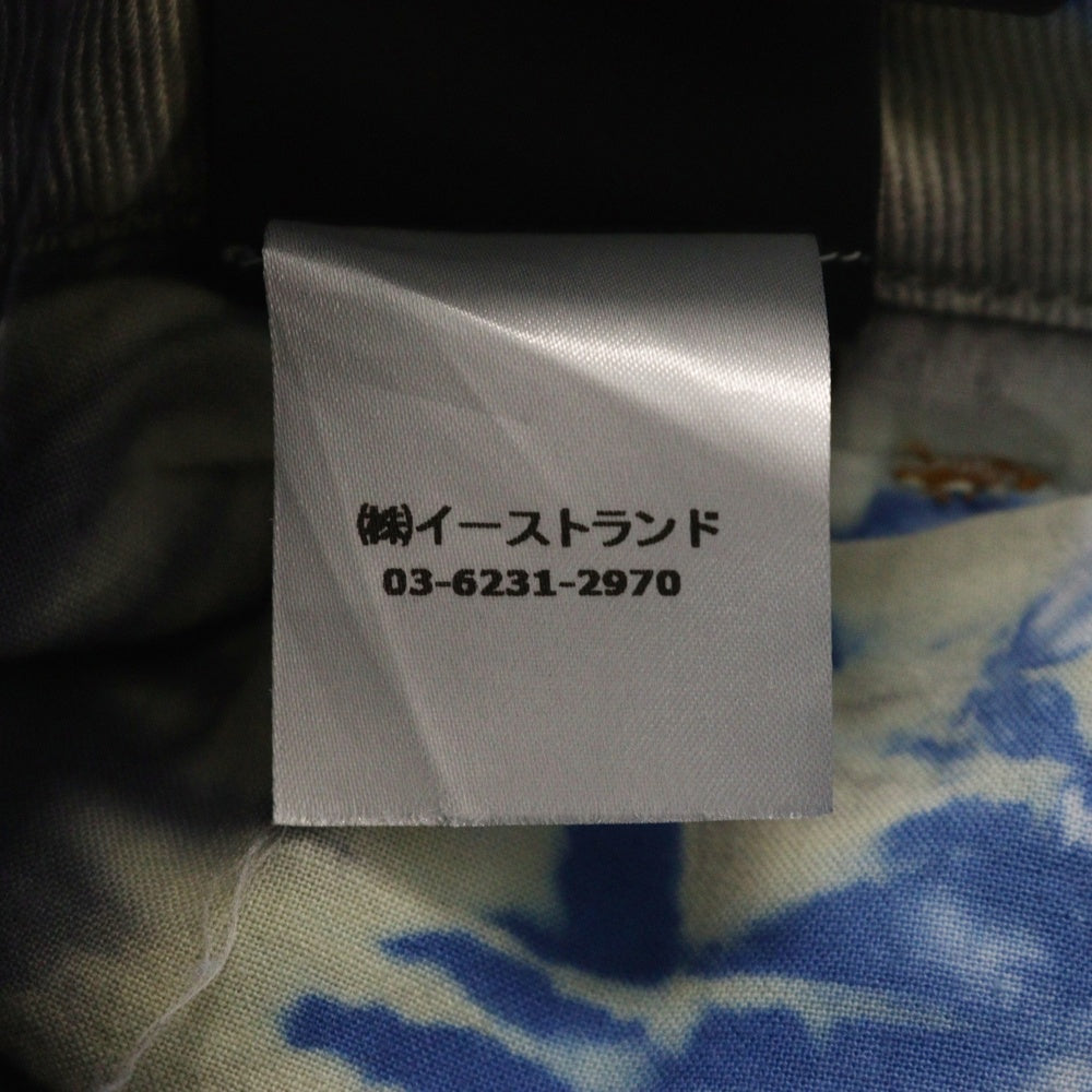 Palm Angels(パームエンジェルス) タイダイ染め ダメージ加工 ボタンフライデニムパンツ マルチ PMYB010S20797001
