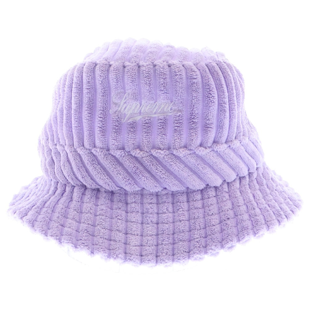 SUPREME(シュプリーム) 21SS Terry Corduroy Crusher コーデュロイ ハット 帽子 パープル