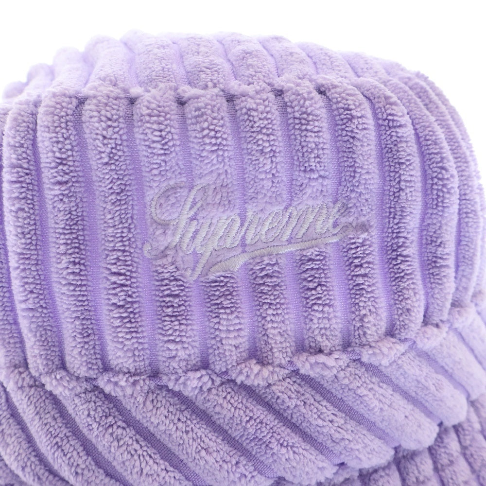 SUPREME(シュプリーム) 21SS Terry Corduroy Crusher コーデュロイ ハット 帽子 パープル
