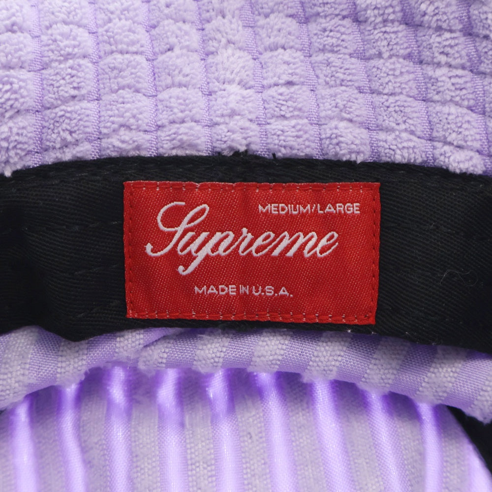 SUPREME(シュプリーム) 21SS Terry Corduroy Crusher コーデュロイ ハット 帽子 パープル