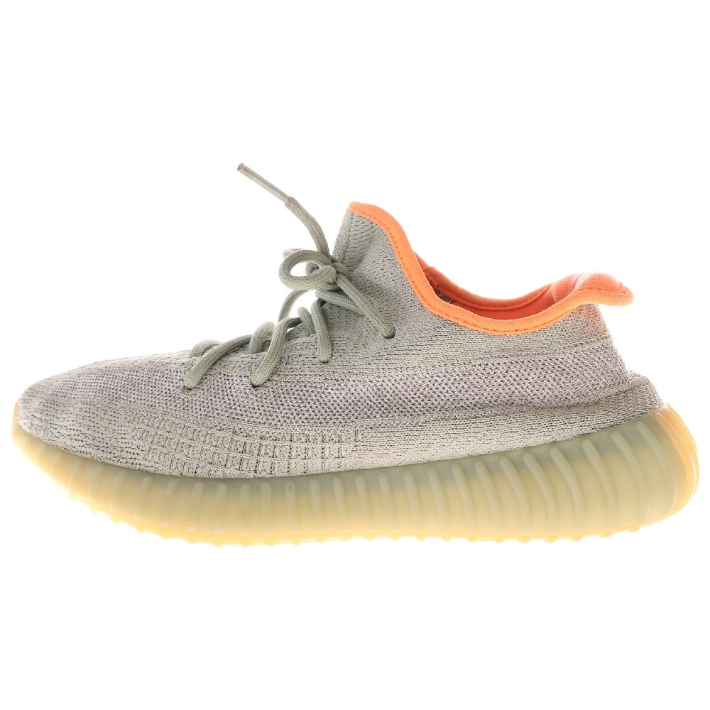 adidas(アディダス) YEEZY BOOST 350 V2 DESERT SAGE イージーブースト デザートセージ ローカットスニーカー グレー/オレンジ US10.5/28.5cm FX9035
