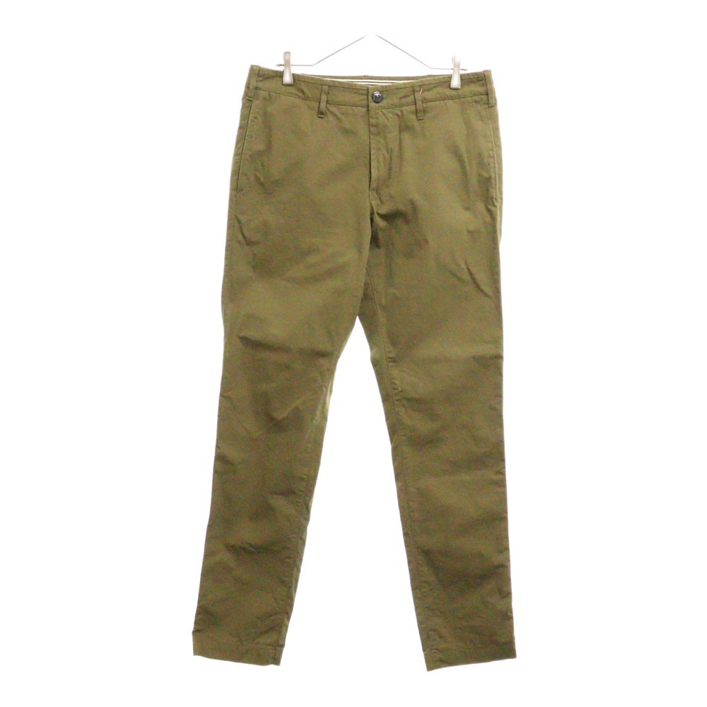 STONE ISLAND(ストーンアイランド) コットン ナイロン チノパンツ トラウザーパンツ カーキ741580106