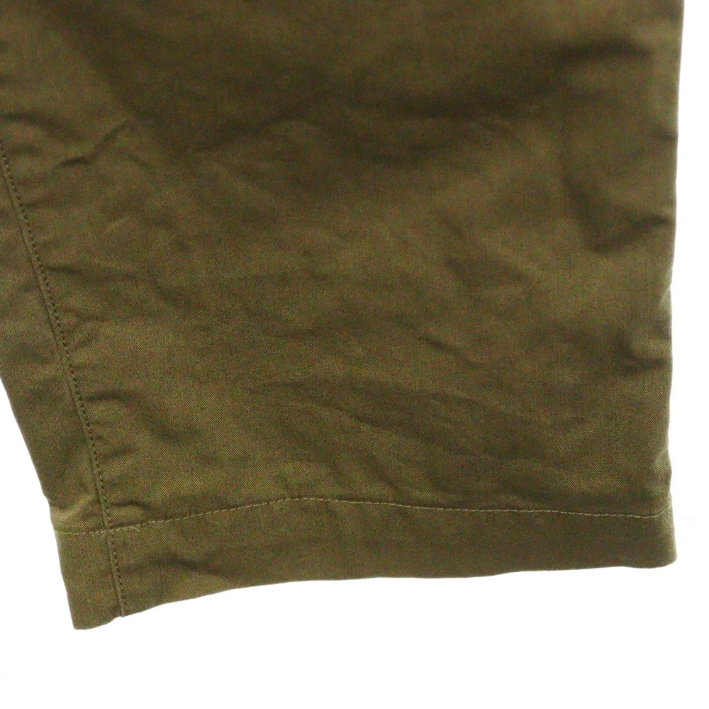 STONE ISLAND(ストーンアイランド) コットン ナイロン チノパンツ トラウザーパンツ カーキ741580106