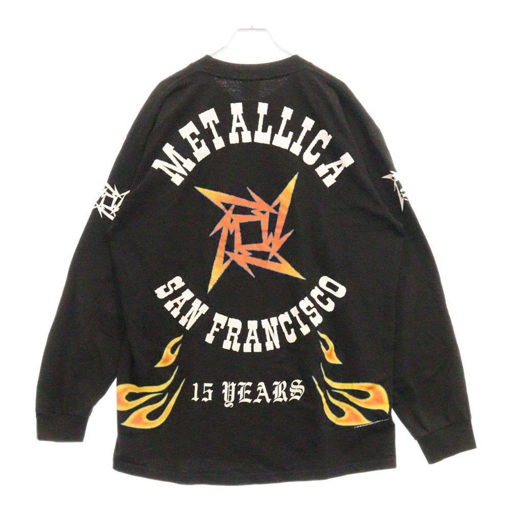 VINTAGE(ヴィンテージ) 90s VINTAGE TEE Metallica San Francisco 15 Years L/S Tee メタリカ サンフランシスコ 15周年 長袖Tシャツ ブラック