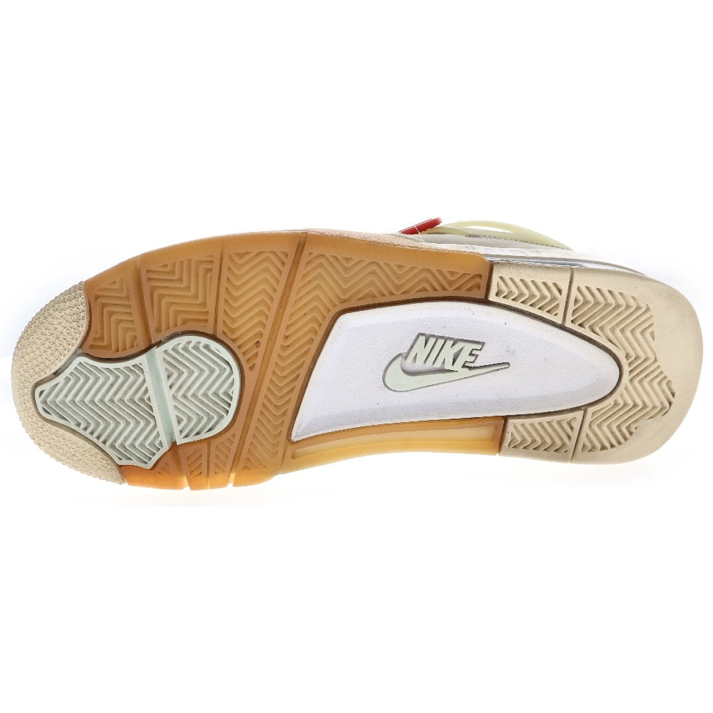 NIKE(ナイキ) × OFF-WHITE WMNS AIR JORDAN 4 SP SAIL オフホワイト エアジョーダン4 SP スニーカー セイル アイボリー US10.5/27.5cm アイボリー CV9388-100